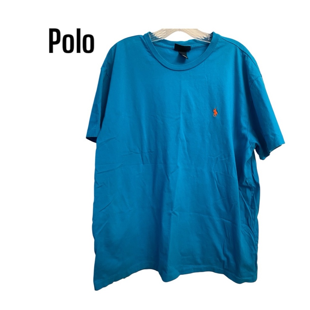 Polo by Ralph Lauren Aqua Blue T-Shirt L